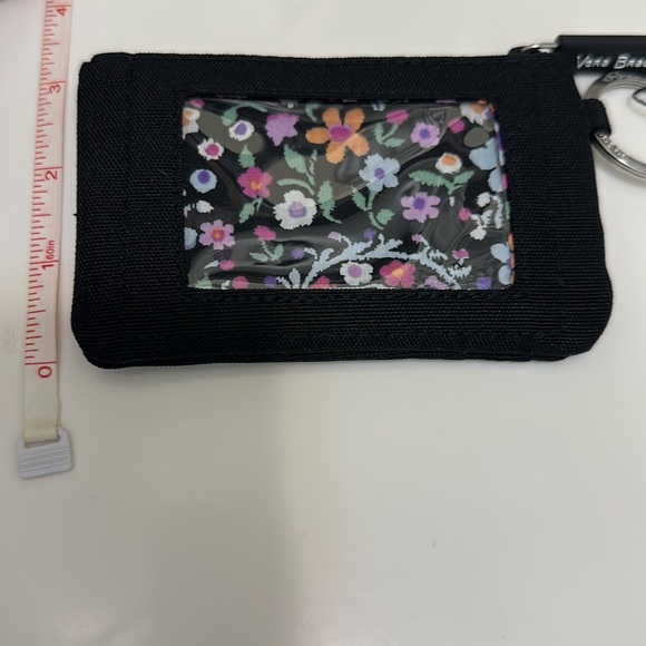Vera Bradley - Zip ID Case / Black and floral print - Picture 4 of 9